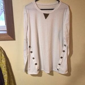 Long sleeve white shirt